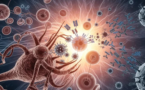 strong immune system fighting off viruses naturally