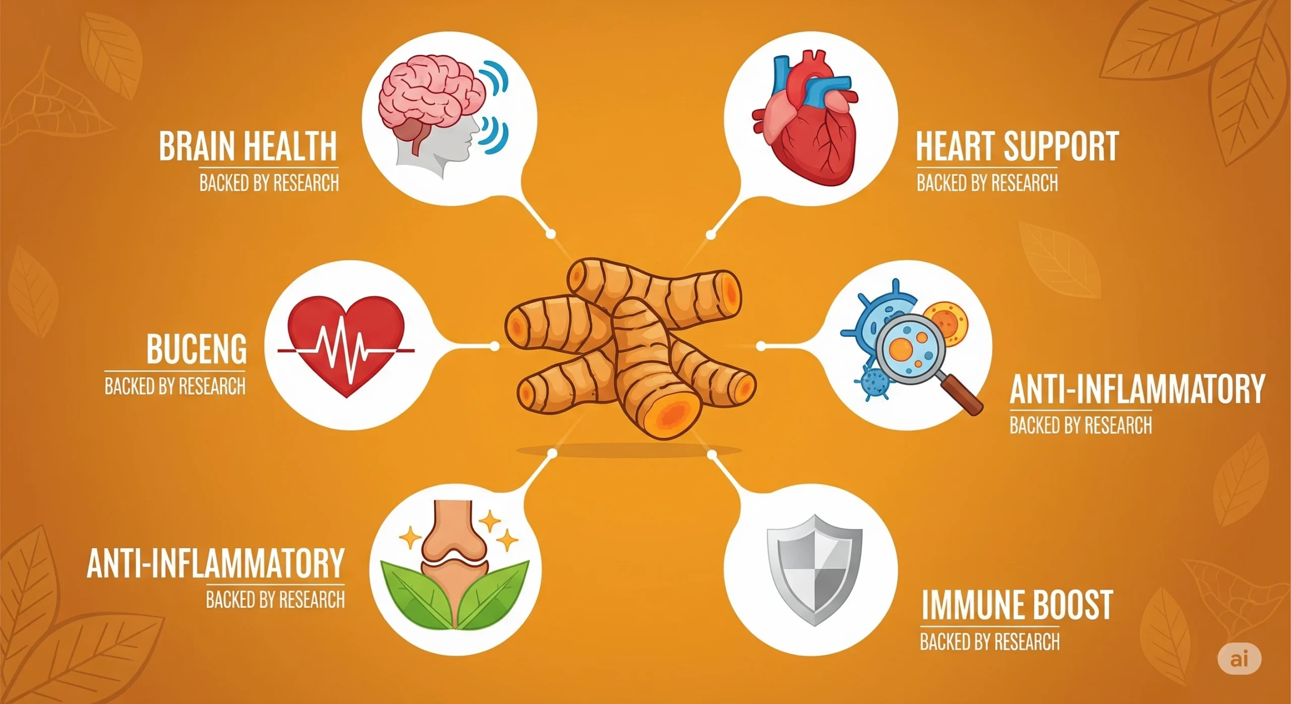 turmeric health benefits backed by research