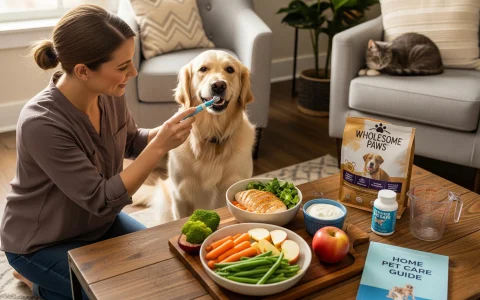 pet health care at home with proper nutrition