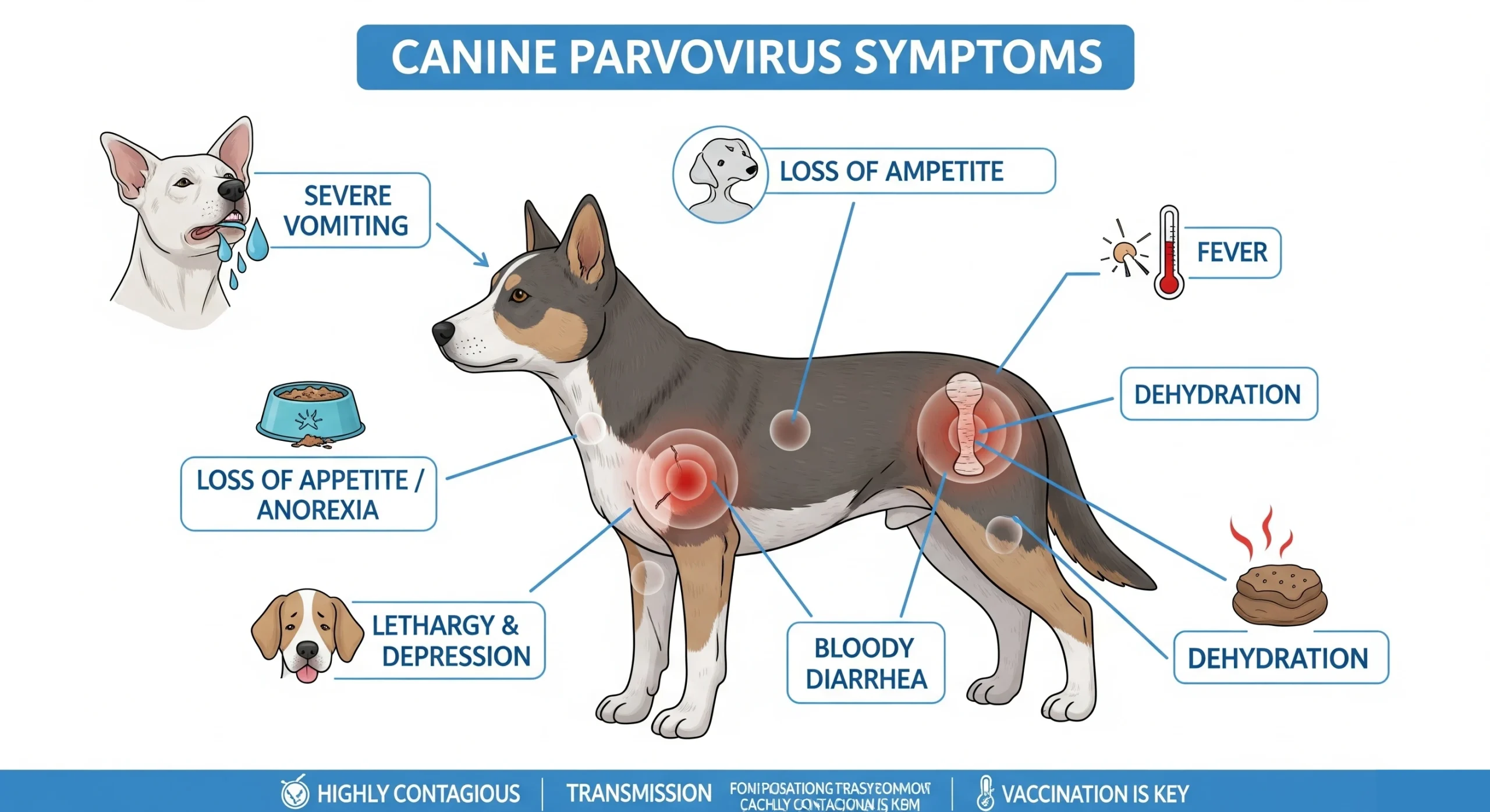 canine parvovirus in dogs symptoms